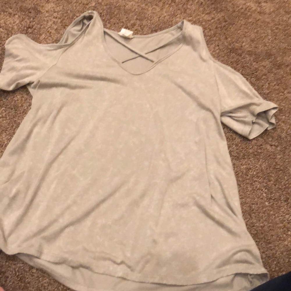 Light navy green T-shirt
